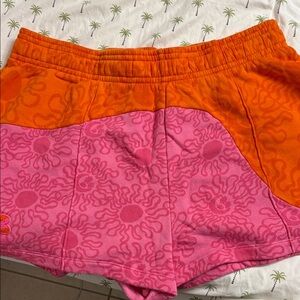 Nike Pink and Orange Patterned Apparel